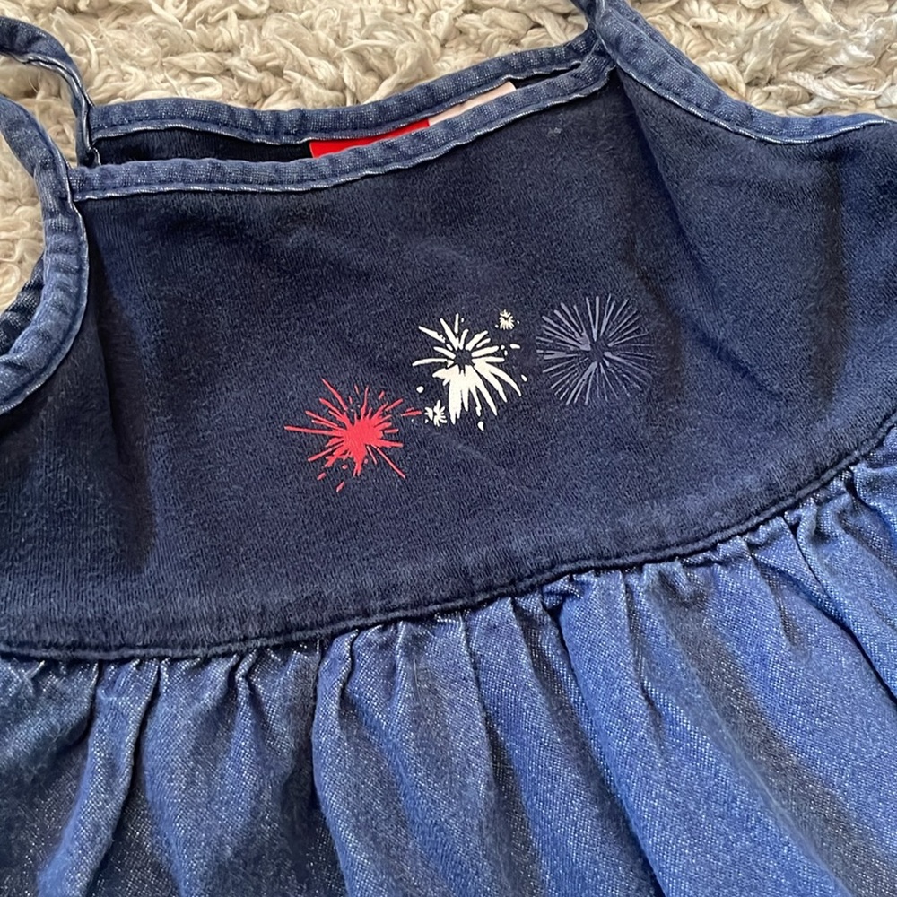 Vintage Target 4th of July Fireworks Dress, Size 4T - Picture 2 of 4